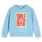 Детска блуза Billieblush за момче с надпис Smile and Repeat