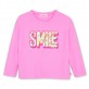 Детска блуза Billieblush за момиче с надпис Smile