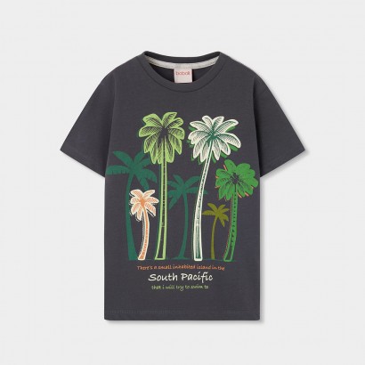 Детска тениска Boboli за момче с къс ръкав South Pacific