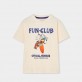 Детска тениска Boboli за момче с щампа Fun Club