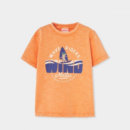 Детска тениска Boboli за момче с щампа Wave Riders