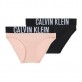 Детски комплект бельо Calvin Klein за момиче 2 чифта с широк ластик