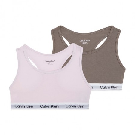 Детски комплект бельо Calvin Klein за момиче 2 чифта спортен топ