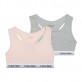 Детски комплект бельо Calvin Klein за момиче 2 чифта спортен топ