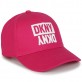 Детска шапка DKNY за момиче с козирка и лого