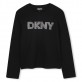 Детска блуза DKNY за момиче надпис лого