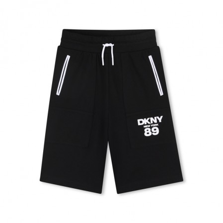 Детски бермуди DKNY унисекс с кант на джобовете