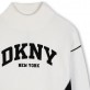 Детски пуловер DKNY за момче с апликация и лого Детски пуловер DKNY за момче с апликация и лого