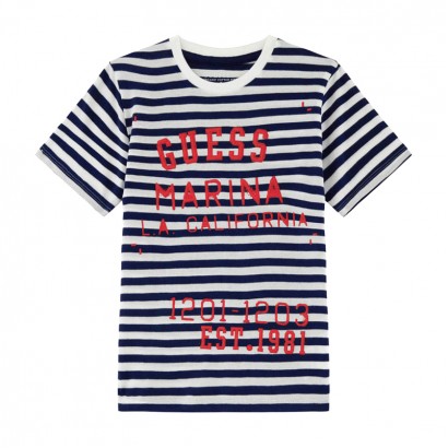 Детска тениска Guess за момче раирана