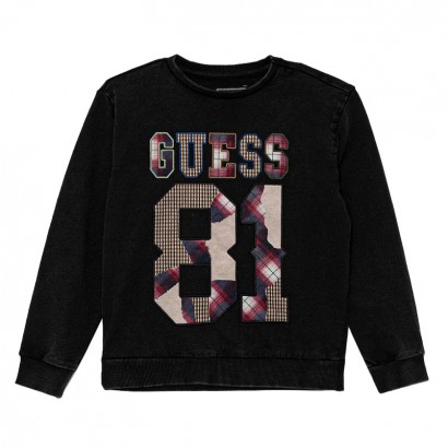 Детска блуза Guess за момче с лого и 81