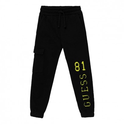 Детски панталон Guess за момче с лого и 81