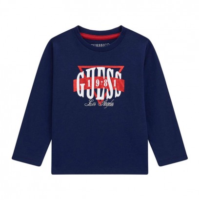 Детска блуза Guess за момче с лого Los Angeles