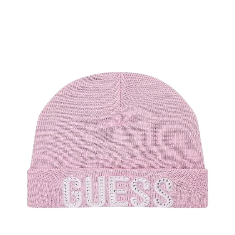 Детска шапка Guess за момиче с лого отпред