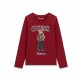 Детска блуза Guess за момиче с лого и мече