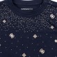 Детска тениска Guess за момиче с лого и камъчета Детска тениска Guess за момиче с лого и камъчета