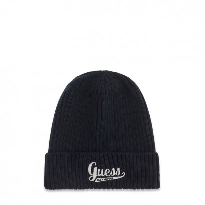 Детска плетена шапка Guess за момче с бродирано лого отпред