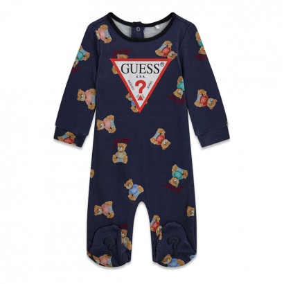 Бебешки гащеризон Guess унисекс с принт мечета