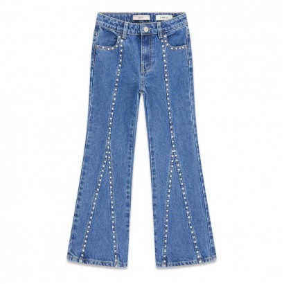 Детски дънки Guess за момиче с метални капси