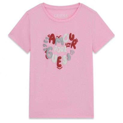 Детска тениска Guess за момиче Amour Guess