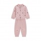 Бебешки комплект с дълъг ръкав Guess за момиче с цип