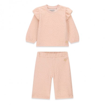 Бебешки комплект Guess за момиче със спортна блуза и панталон