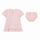 Бебешки комплект Guess за момиче с рокля с мече и памперс гащи