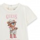Бебешки комплект Guess за момиче с рокля с мече и памперс гащи