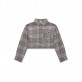 Детска карирана риза Guess за момиче с дълъг ръкав Детска карирана риза Guess за момиче с дълъг ръкав