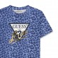 Детска тениска с къс ръкав Guess за момиче с щампа лого и надпис
