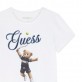 Детска тениска с къс ръкав Guess за момиче с щампа на мече
