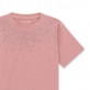 Детска тениска къс ръкав Guess за момиче с камъни