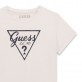 Детска тениска с къс ръкав Guess за момиче с лого