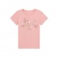 Детска тениска с къс ръкав Guess за момиче с лого и пеперуди