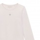Детско боди с дълъг ръкав Guess за момиче с лого