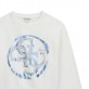 Детска блуза Guess за момиче с голямо лого отпред и камъни