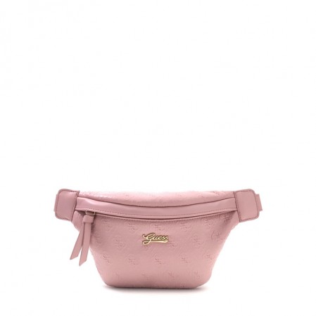 Детска чантичка за кръста Guess за момиче с релефно лого