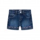 Детски комфортни къси панталони Guess за момиче деним с бродерия