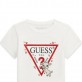 Детска тениска с къс ръкав Guess за момиче с лого на марката Детска тениска с къс ръкав Guess за момиче с лого на марката