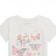 Детска тениска с къс ръкав Guess за момиче с пеперуди