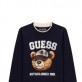 Детски домашен комплект Guess за момче блуза с дълъг ръкав и дълъг панталон с щампа