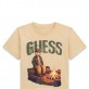 Детска тениска Guess за момче с къс ръкав и картинка на мече