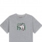 Детска тениска с къс ръкав Guess за момче с лого по средата