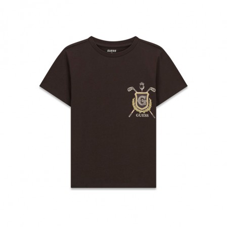 Детска тениска с къс ръкав Guess за момче mini ME oversize