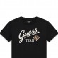 Детска тениска с къс ръкав Guess за момче mini ME черна