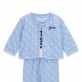 Бебешки комплект Guess за момче двулицево горнище боди и панталон с лого