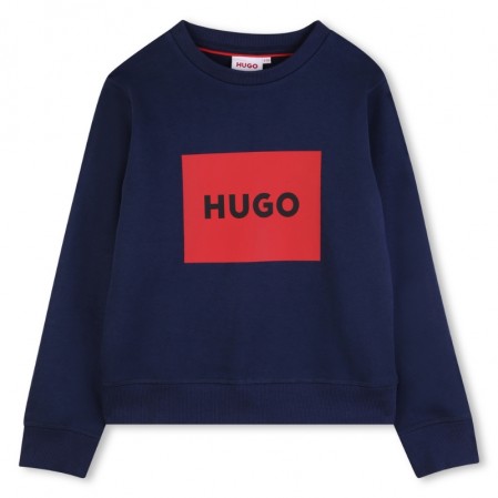 Детски суичър Hugo за момче с лого