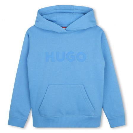 Детско худи Hugo за момче с качулка и голям джоб