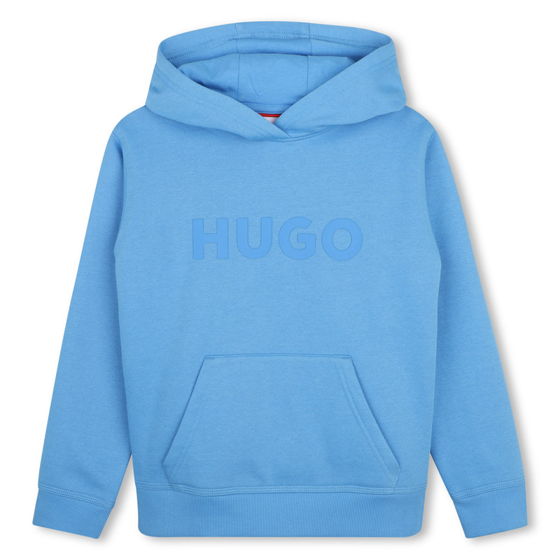Детско худи Hugo за момче с качулка и голям джоб