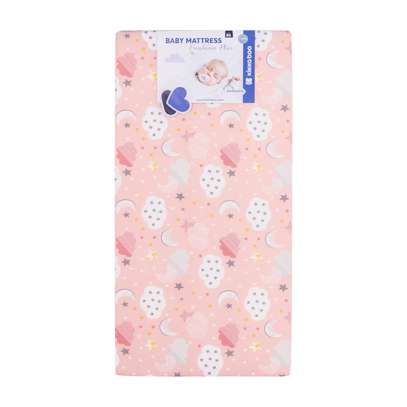 Kikkaboo Матрак Fantasia Plus 60x120x8см Clouds Peach