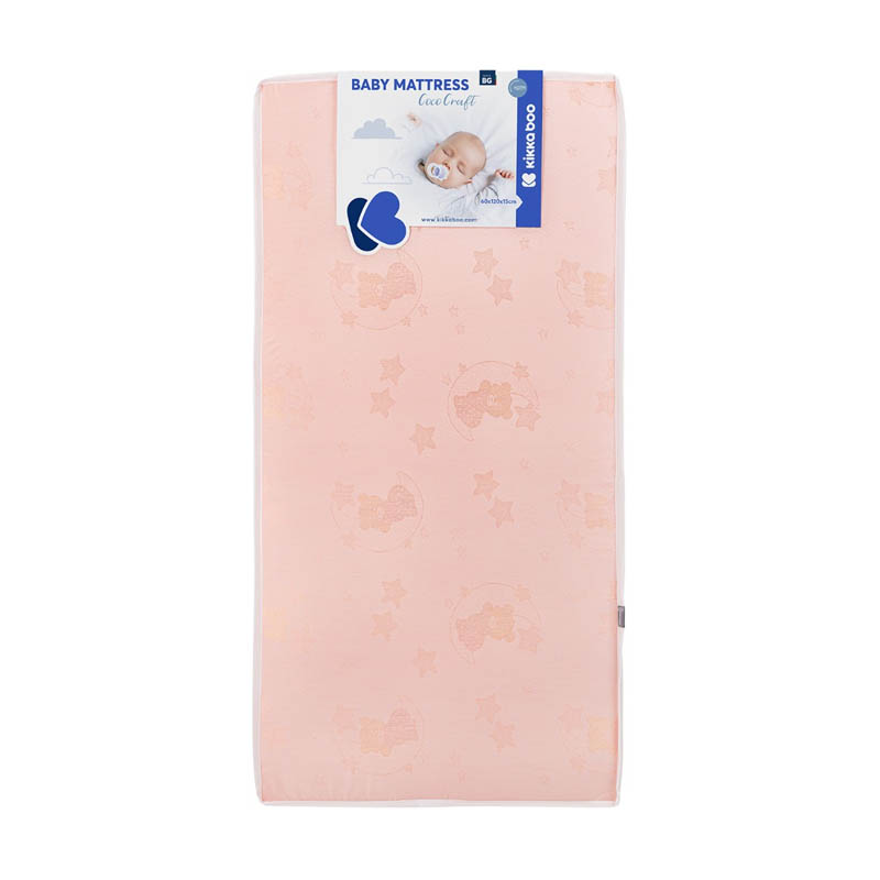 Kikkaboo Матрак CocoCraft 60x120x15см Bear Pink